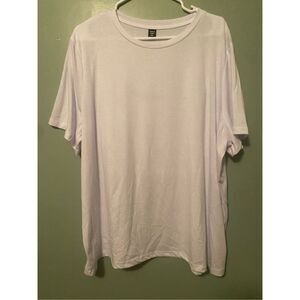 Shein Curve White City Driving Chasing Time Scoop Neck Short Sleeve 4X NWOT